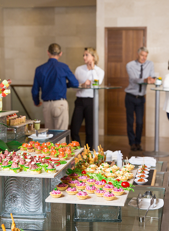 Кейтеринг на выставку